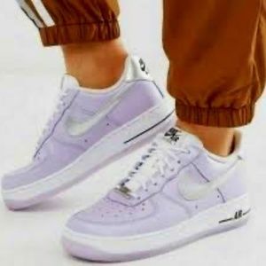 Nike Air Force 1 Shoes in Purple